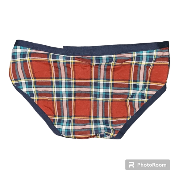 Nwt cotton plaid hipsters - Picture 2 of 2